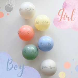 100pcs+ 6 Pastel Colours Balloon Garland Arch DIY Kit For Kids Birthday Baby Shower Gender Reveal Back to School