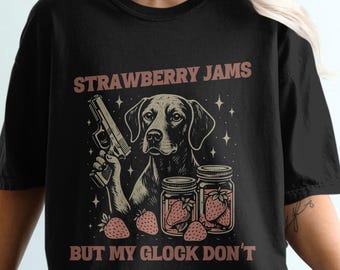 German Shorthair Pointer PNG, Strawberry Jams But My Clip Don't GSP SVG Meme Digital Download, Clip Art Sublimation