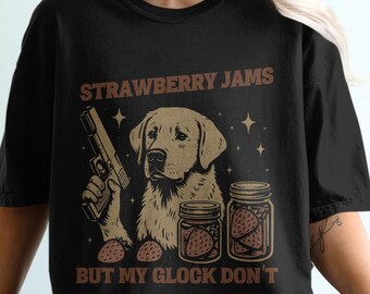 Labrador PNG Strawberry Jams But My Clip Don't Meme Lab SVG Funny Clipart Sublimation Design Digital Download for T Shirt, Mug and More