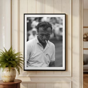 arnold palmer cigarette photo Ben Hogan and Palmer. Iconic Arbold Palmer Smoking - Etsy