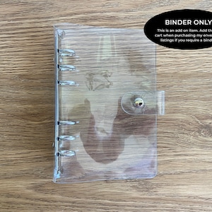 Upgrade Item ONLY! Clear Binder ONLY | Cash Envelope System | Cash Budgeting | Sinking Funds | Cash Envelopes | Dave Ramsey