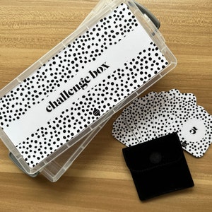 MINI TARJETAS DE AHORRO Bolsa y/o Caja Reto / Sistema de Sobres de Efectivo / Presupuesto de Efectivo / Fondos de Amortización / Sobres de Efectivo / Dave Ramsey