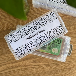 Rollover Box Money Storage | Cash Envelope System | Cash Budgeting | Sinking Funds | Cash Envelopes | Dave Ramsey | Minimal