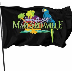 Jimmy Buffett Decor Flag with Brass Grommets 3X5 Feet Outdoor Banner Polyester Flag