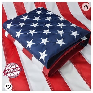 2x3 American Flag Outdoor Heavy Duty, 100% Made in USA