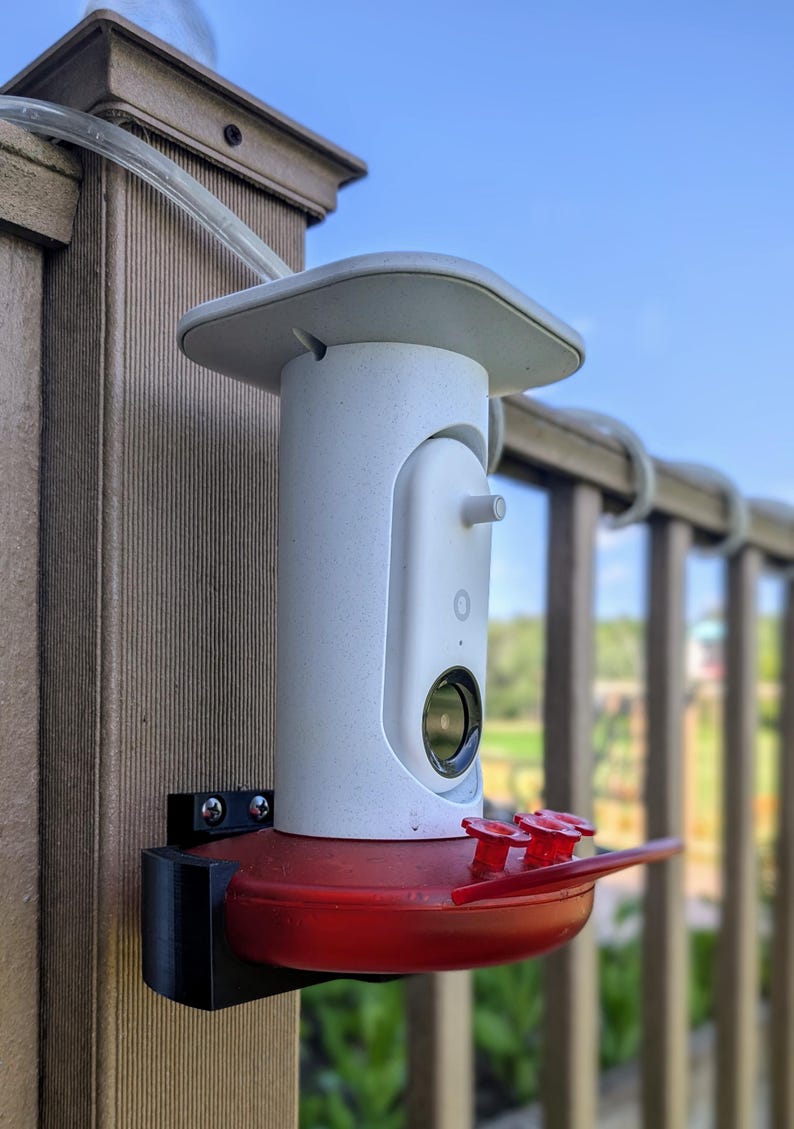 Soporte de pared para comedero de colibríes imagen 1