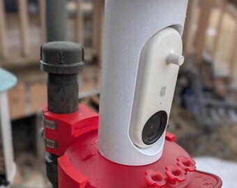 Soporte para poste para comedero de colibríes BB