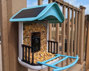 Side fence for AUXCO smart bird feeder