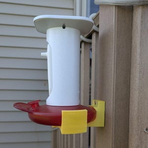 Soporte de pared para comedero de colibríes imagen 4