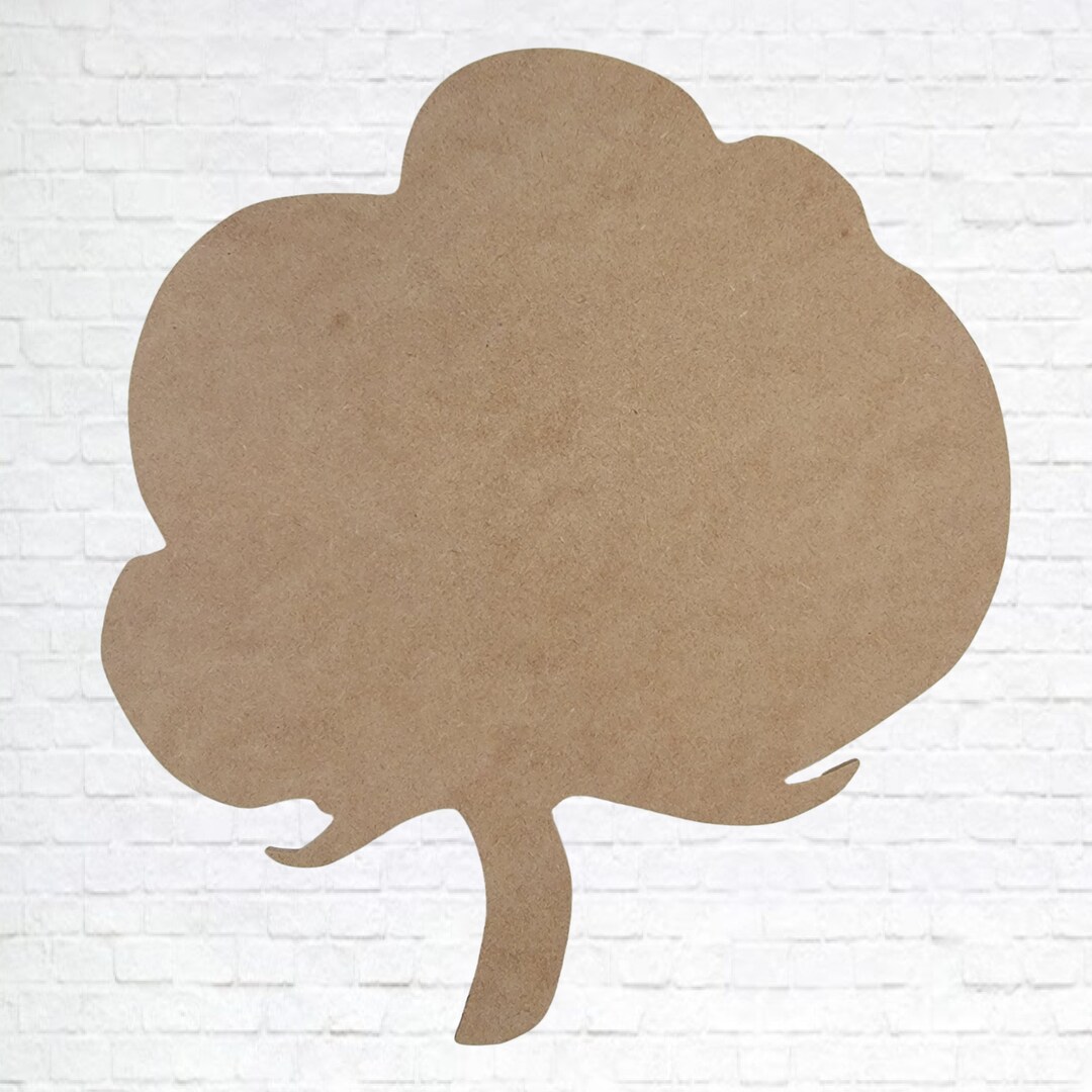 Cotton Boll Door Hanger: Fall Decor, DIY Craft Shape - Etsy