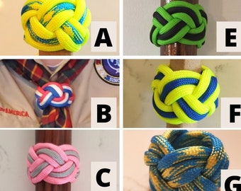 Pañuelos Scout Slides / Nudos Woggle