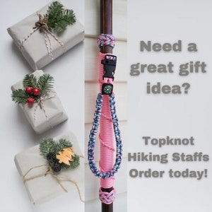 Pink Hiking Staff / Walking Stick