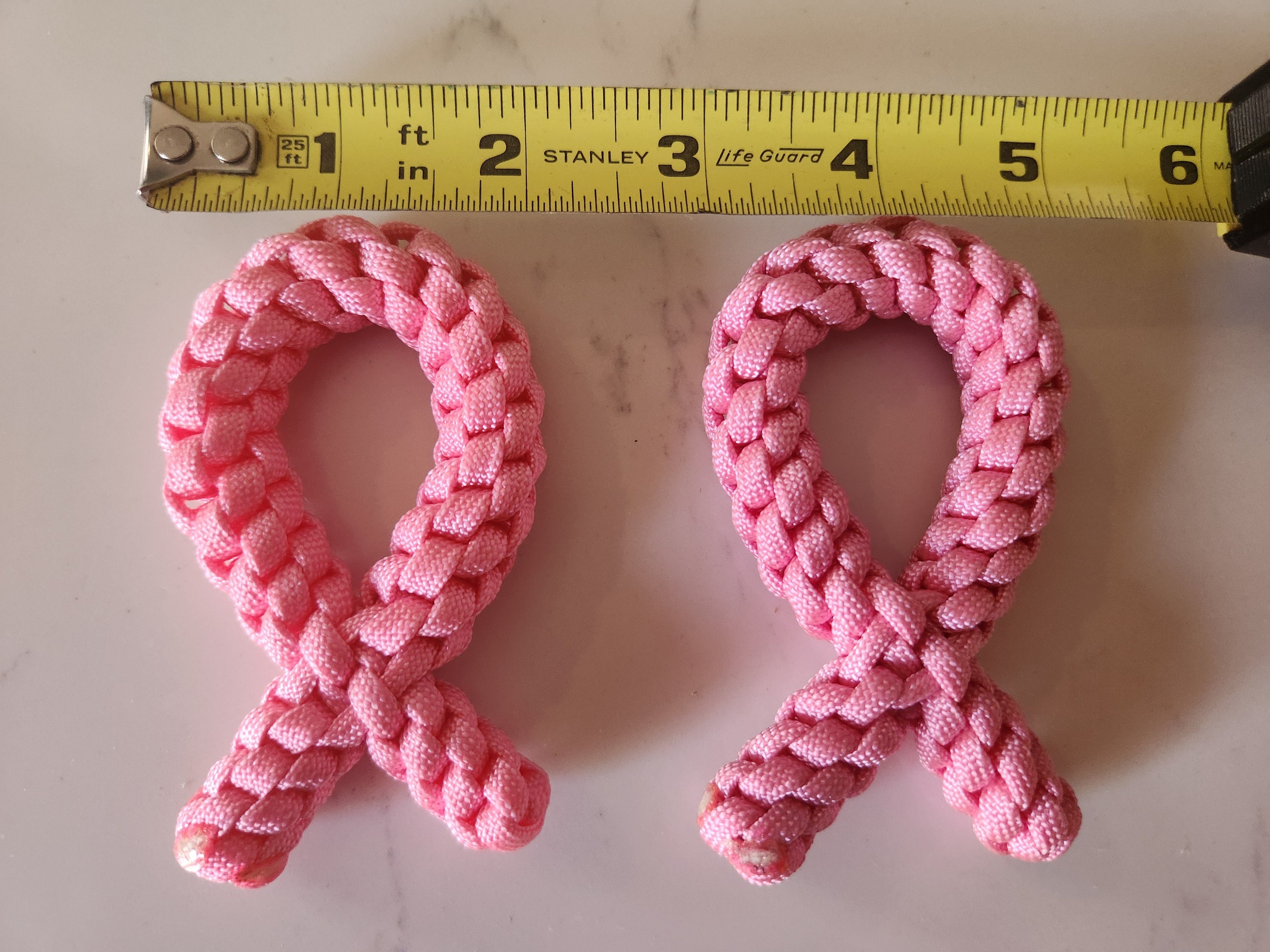 Breast Cancer Awareness Keychain / Breast Cancer Ribbon / Paracord Pink ...