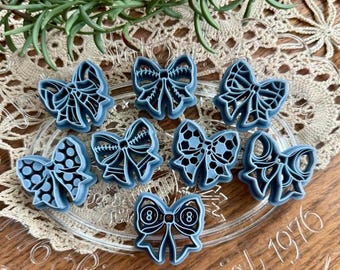 Bow Polymer Clay Cutters: Earring Making, Jewelry DIY