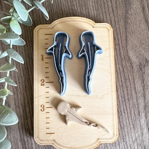 WHALE SHARK Polymer Clay Cutter | Summer Ocean Sealife | Cutters for Earring Making | Jewelry Polymer Clay Cutters
