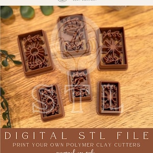 Tarot Card Sets STL File | 2 Sizes | Digital Instant Download | 3D Printing STL File | Polymer Clay Tool | Polymer Clay Cutter STL File