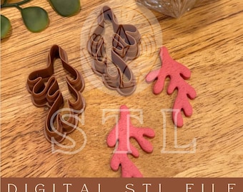 Coral Reef Polymer Clay Cutter STL File (Digital Download)