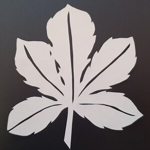 Leaf - Hand Cut, Paper Cut Picture, Paper Decoration