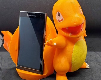 Charmander Wireless Phone Charger.  Charmander Wireless Charging Cellphone Stand.  Wireless Phone Charger. READ DESCRIPTIONS