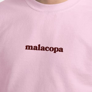 Embroidered "Malacopa" Funny Latino Humor Sweater Hoodie, Brother, Daughter, Men Sweatshirt, Sueter Gifts for him her, Unisex Spanish fun.