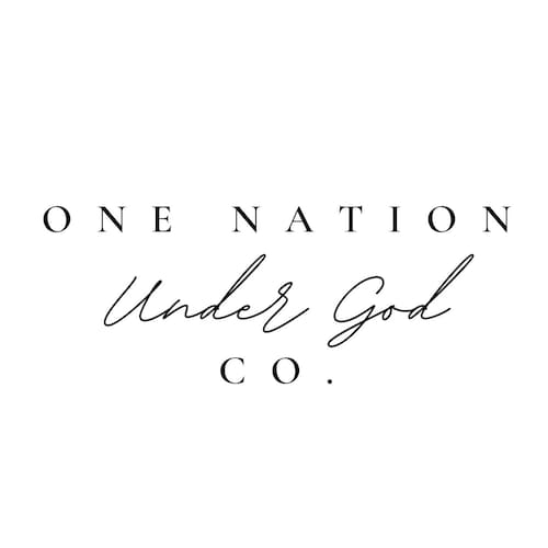 Sweat à Capuche Chrétien Patriotique 'One Nation Under God' - Unisex Adulte - Gildan/Port - Neuf