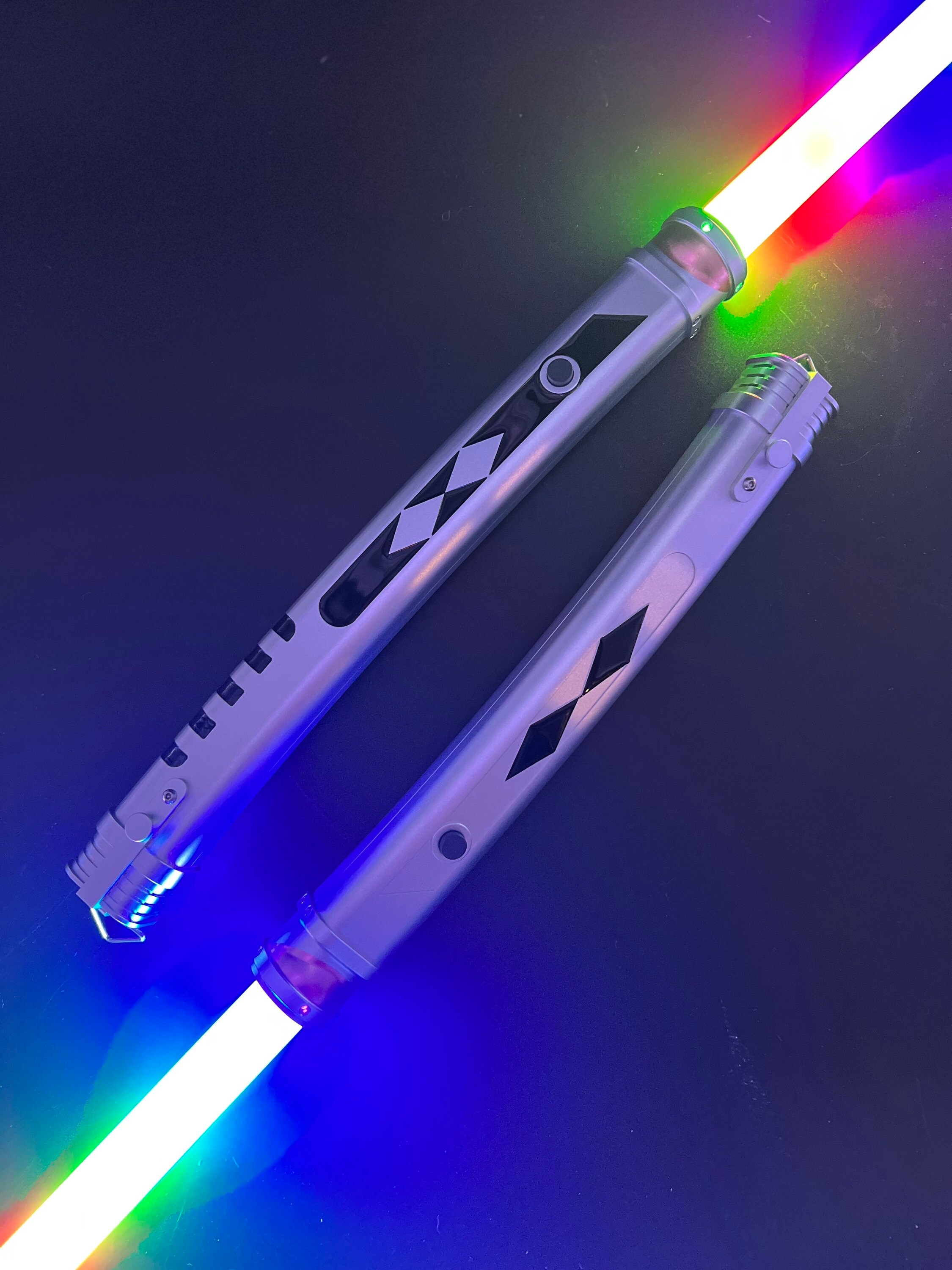 The Fulcrum Tano Lightsaber Ahsoka Tano Replica Pair 11 Etsy UK