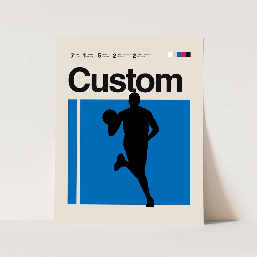 Custom Sports Art, Custom Sports Drawing, Custom Sports Decor, Custom