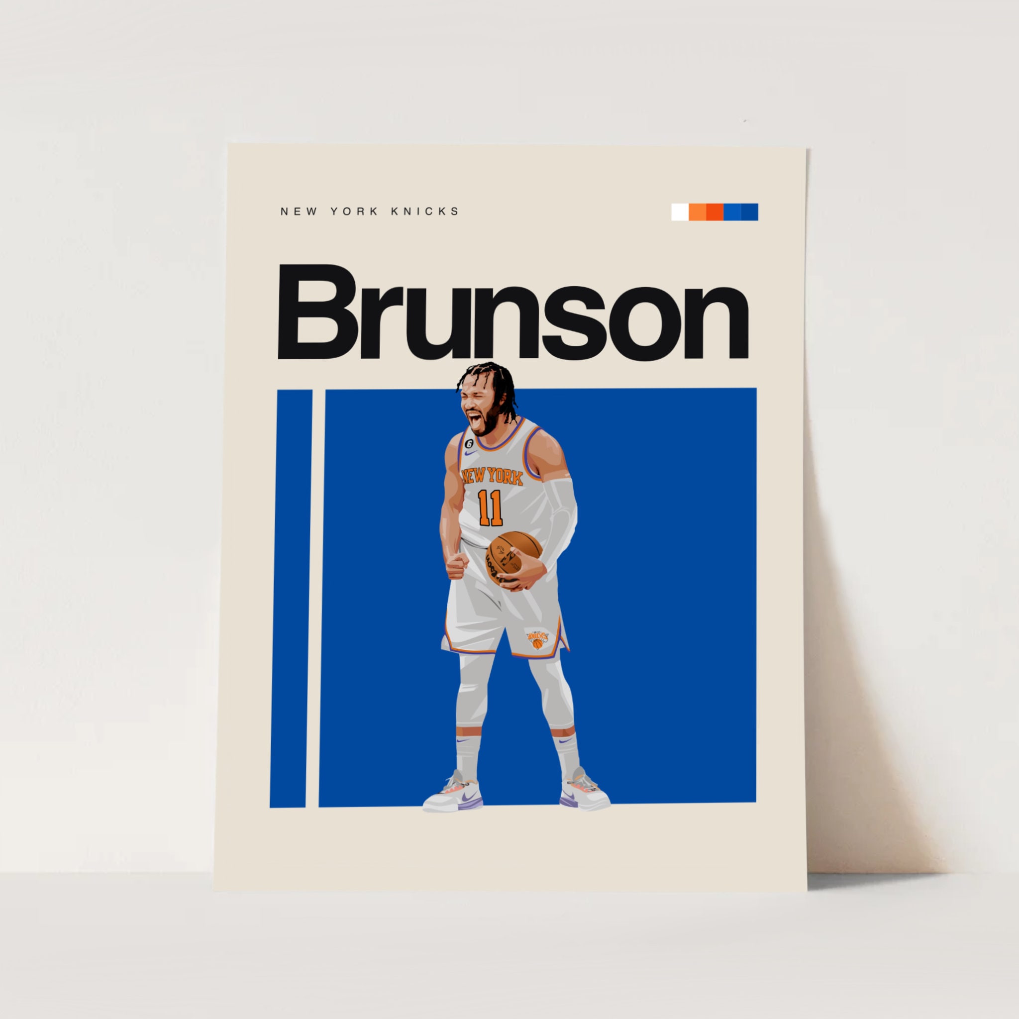 Jalen Brunson - Jalen Brunson New York Knicks - Posters and Art