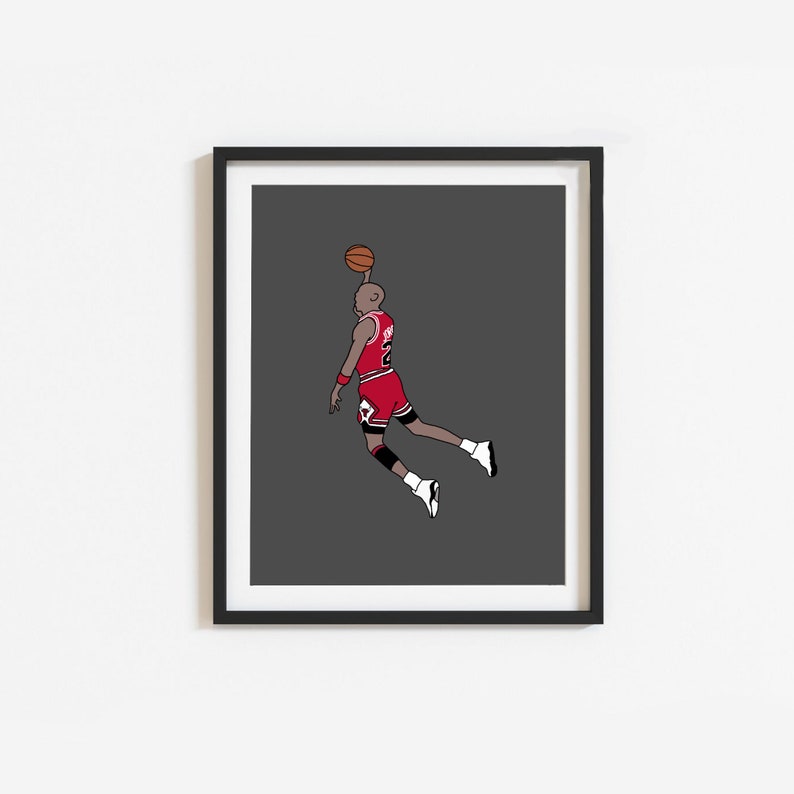 Michael Jordan Michael Jordan Wall Art Michael Jordan Quote Etsy