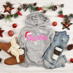 Barbie Snow Flake Christmas PNG, Gingerbread, Snowflakes, Viral Tik Tok Design, Pink Christmas, Trending Image, Baby It&#39;s Cold Outdide, Snow