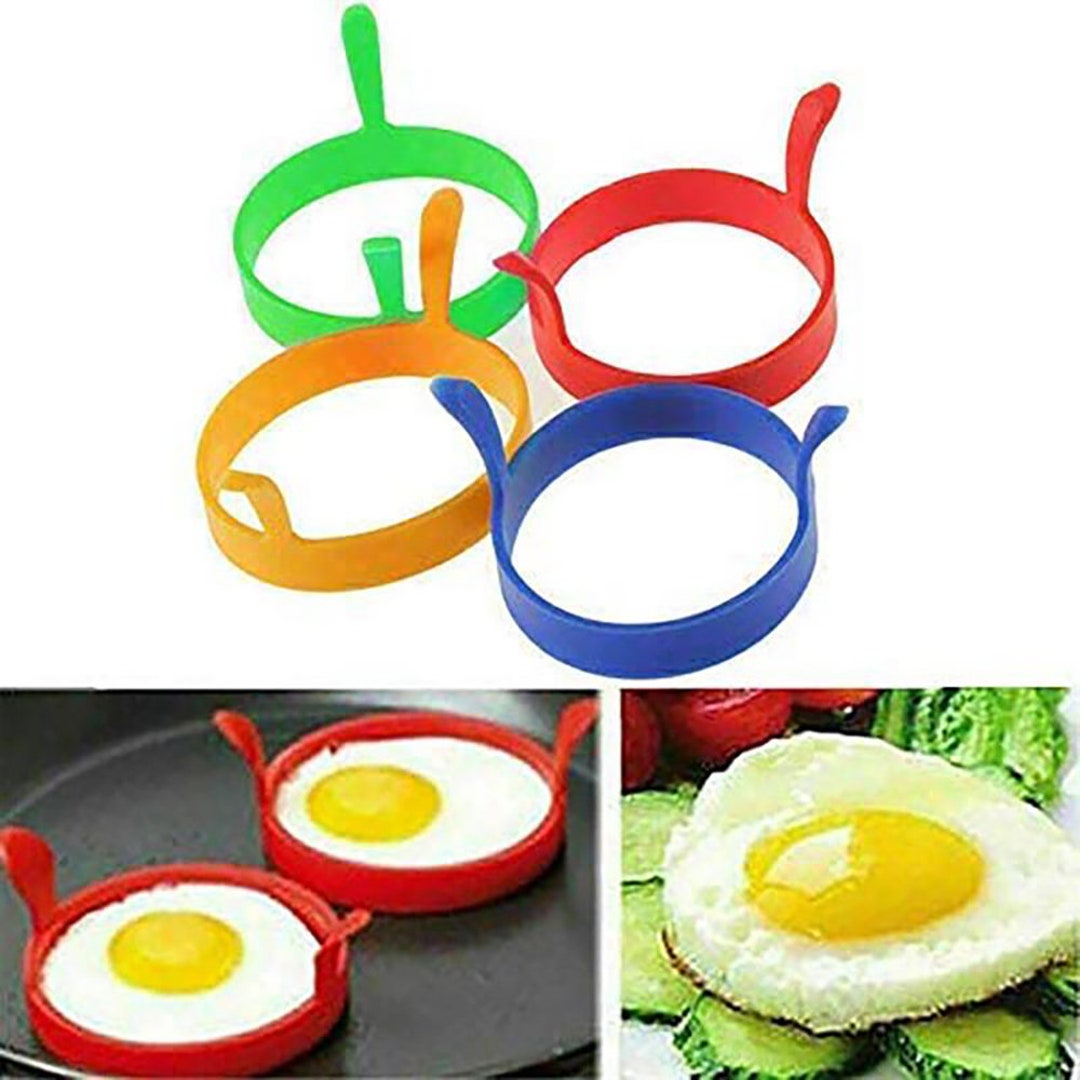Silicone Fried Egg Rings Moulds Cooking Shaper Etsy