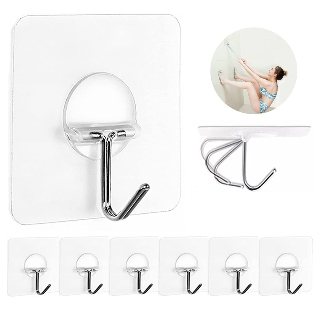 1100 Self Adhesive Hook Strong Sticky Hooks Heavy Duty Wall Seamless