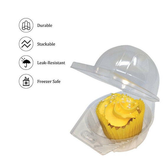 50X Single Cupcake Boxes Muffin Holder Cases Domes Cups Pods Etsy