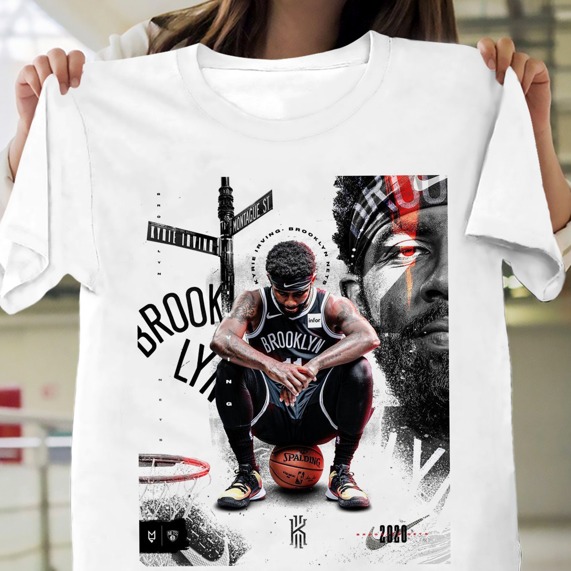 Vintage TShirt Kyrie Irving Brooklyn Nets NBA Kyrie Irving Etsy