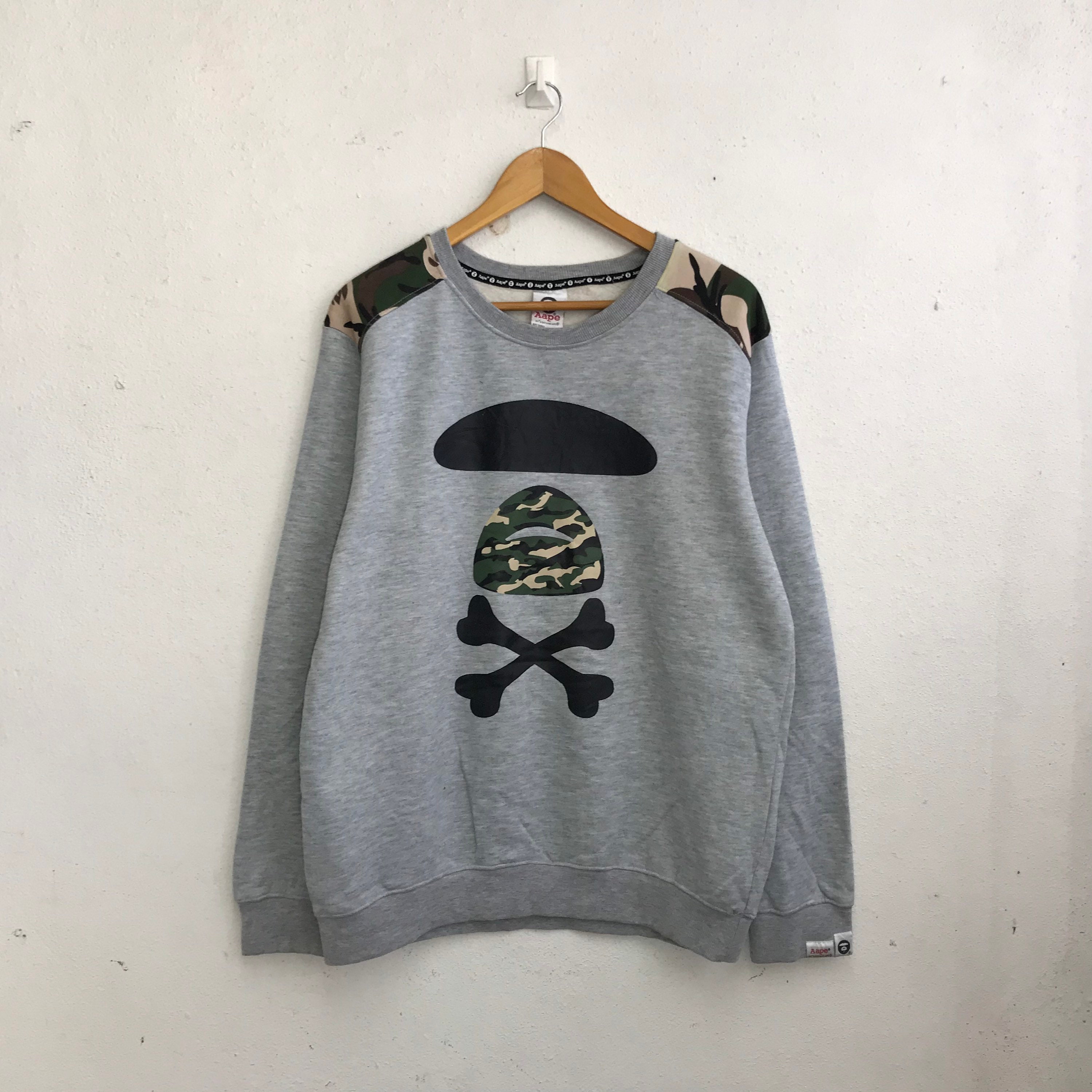Aape A Bathing Ape Sweatshirt Pullover Jumper Sweater Big | Etsy