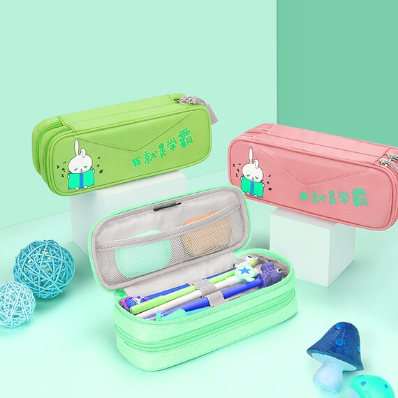 Pen box for students compact beautiful clear details cheap Etsy