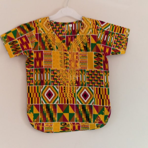 Vêtements africains pour enfants.... Dashiki...2T,4T,6-14.