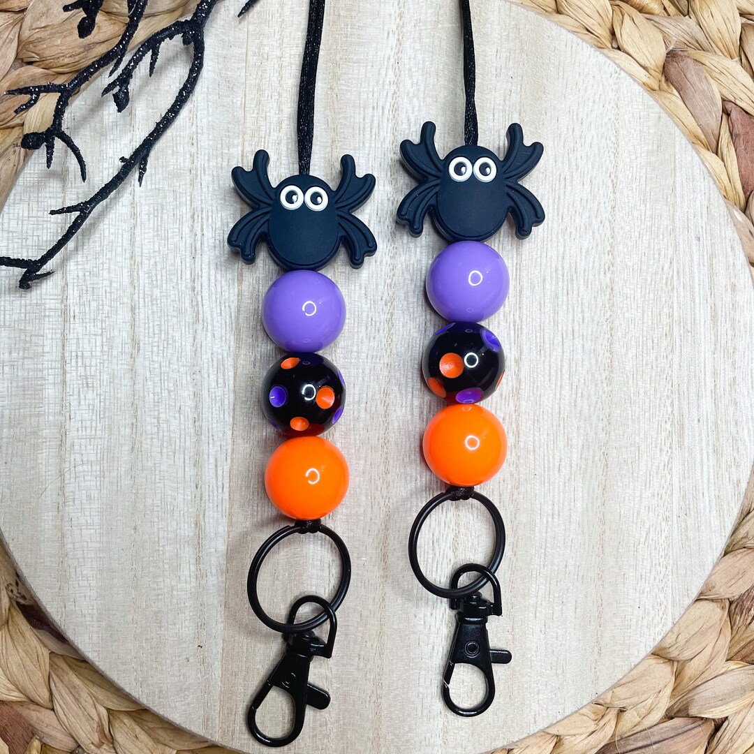 Halloween Lanyard, Spider Lanyard, Lanyard, Teacher Lanyard, Breakaway
