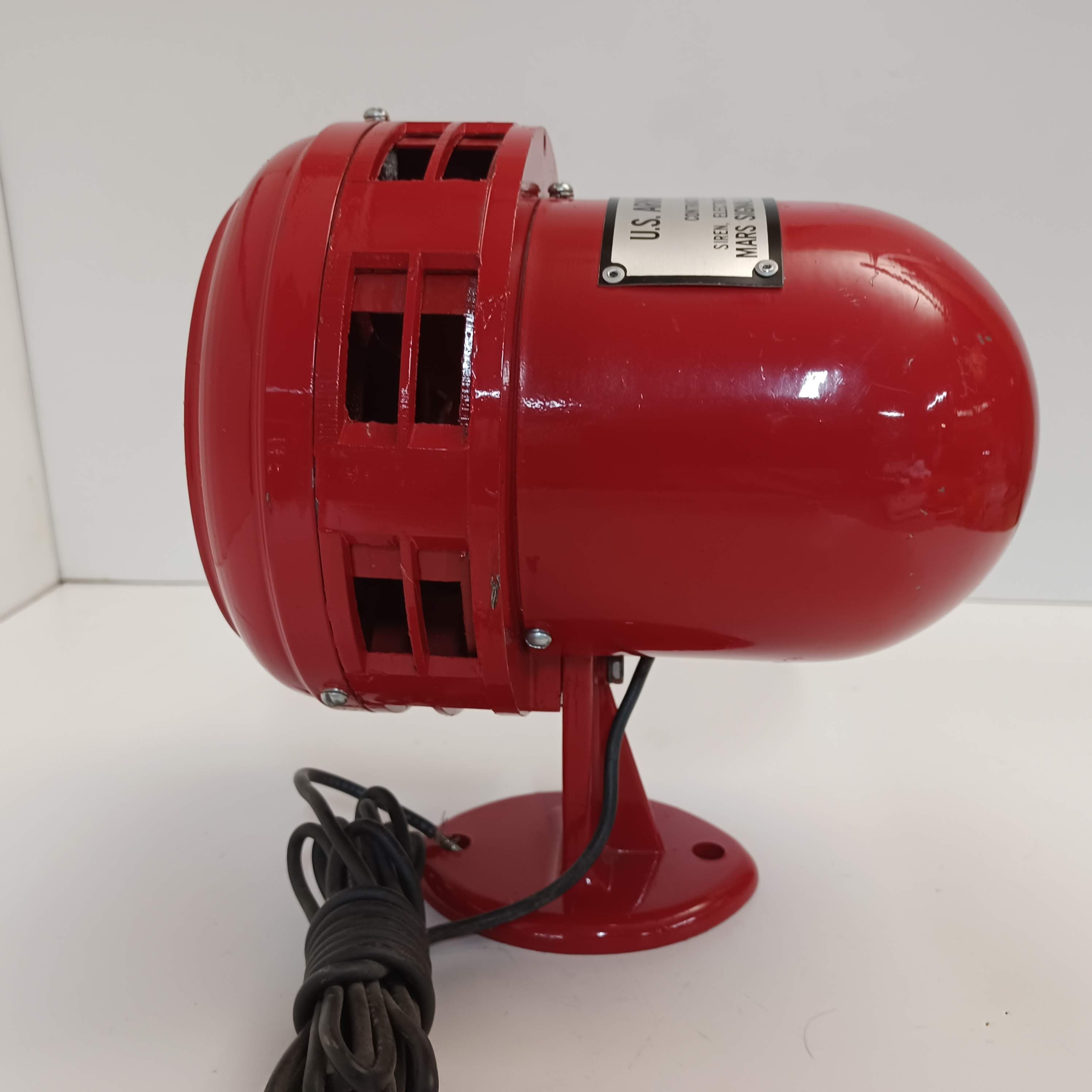 Electric Motor Operated Siren, U.S. Army by Mars Signal Light Co., 1950