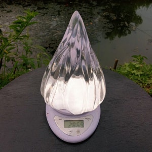 2869 gr Polished of Carving Andara Crystal Clear Diamond for Meditation