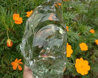 1792 grams of rough Andara crystal yellowish green monatomic for meditation