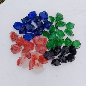 526 gr Andara Crystal mix colors monatomic for pendant