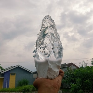 2220 gr of rough Andara Crystal Clear Diamond Milky Monatomic for Meditation