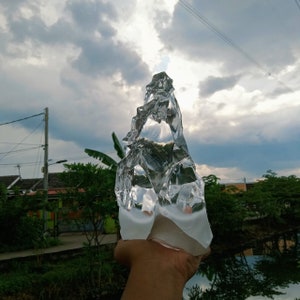 2721 gr of rough Andara Crystal Clear Diamond Milky Monatomic