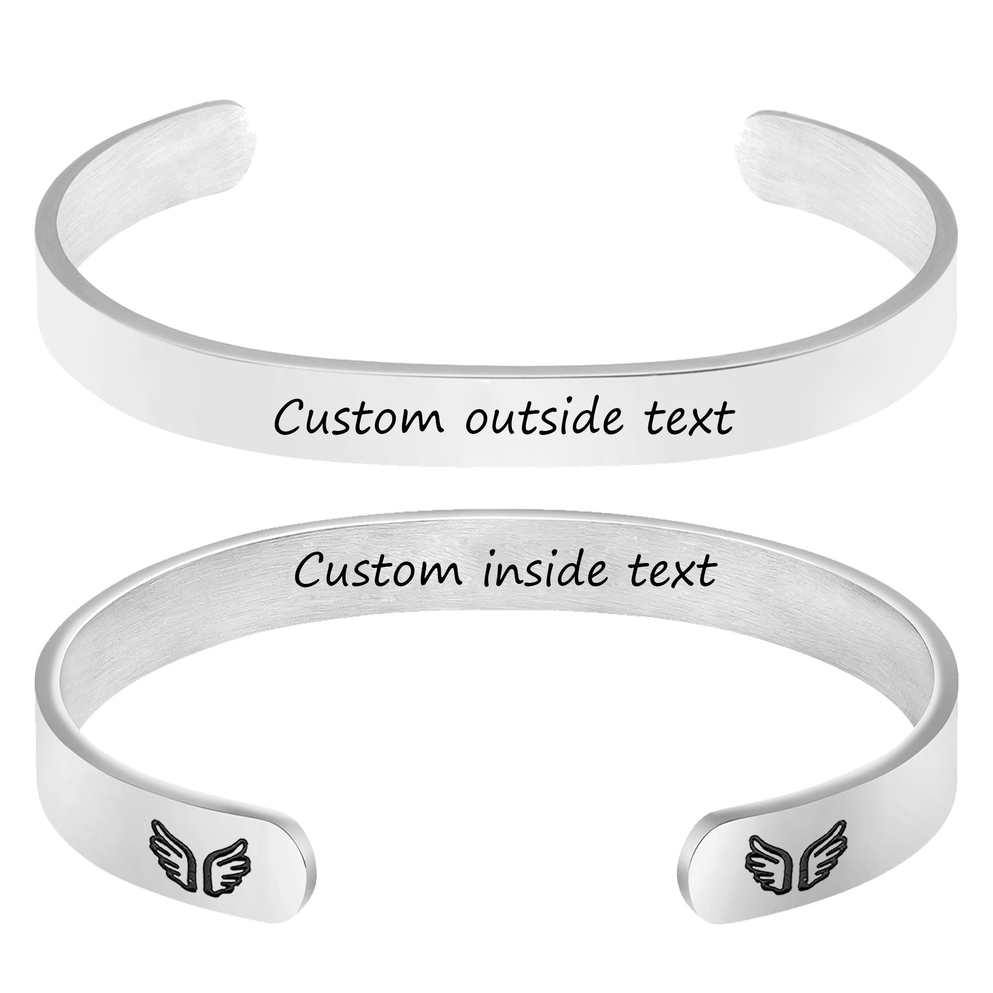 Engraved Bracelets for Women Custom Personalized Bracelet For Etsy