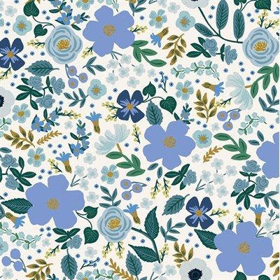 【色: Garden Party Blue】【Rifle Paper Co.】M Percale Comforter - Garden Party Blue – Rifle Paper Co