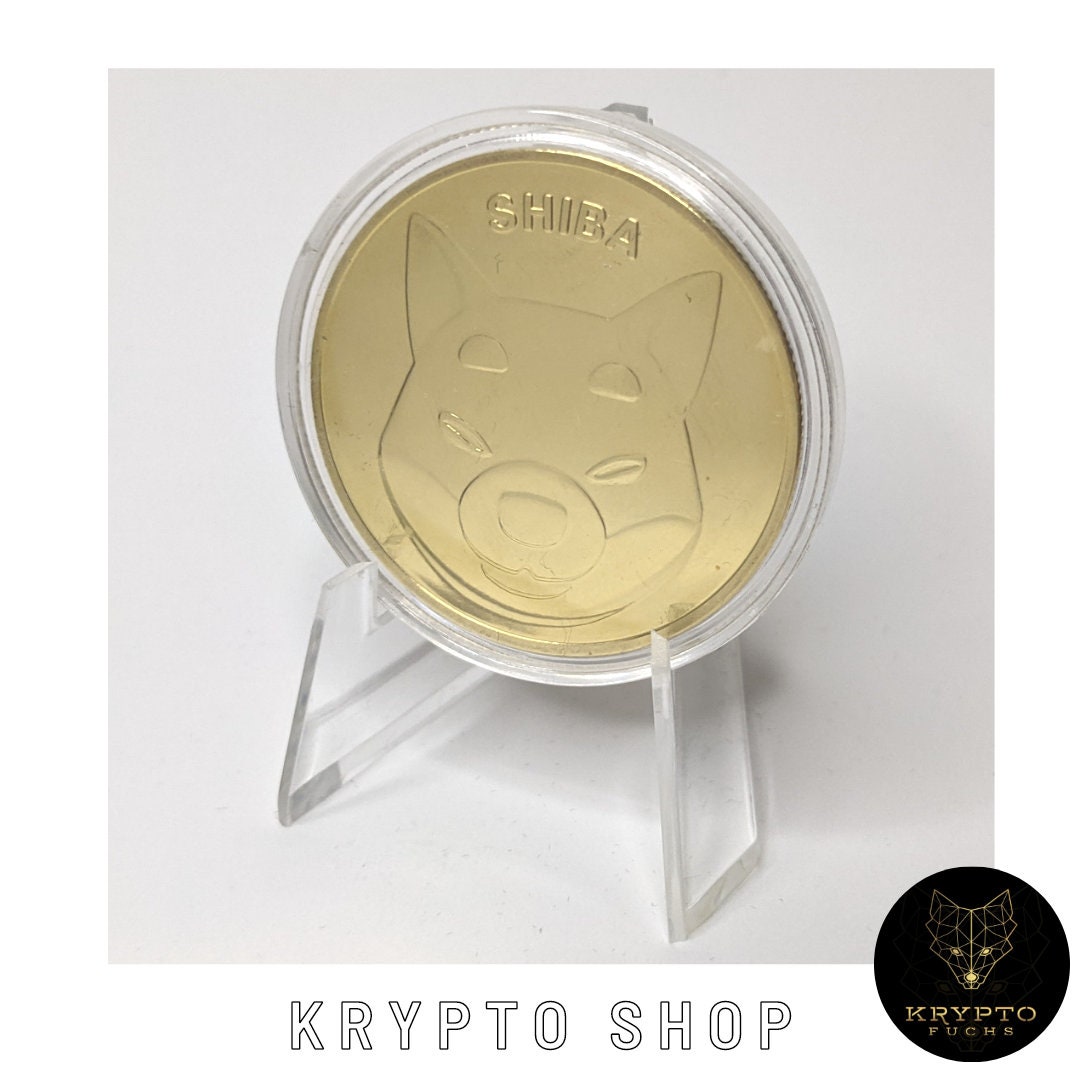 Shiba Inu SHIB Gold Crypto Muntenverzameling Munt | verzamelbare cryptomunt  met display en als luxe geschenk | Fysieke cryptomunten | HODL - Etsy  Nederland