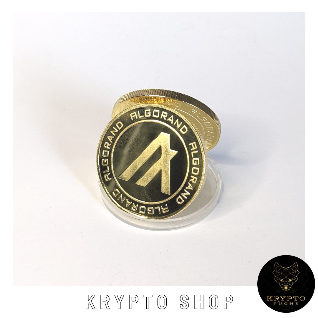 Space Saving Tie Organizer Algorand (ALGO) Physical Crypto Coin -  Commemorative Collectible Cryptocurrency Token With Protective Capsule  Space Saving Hanger