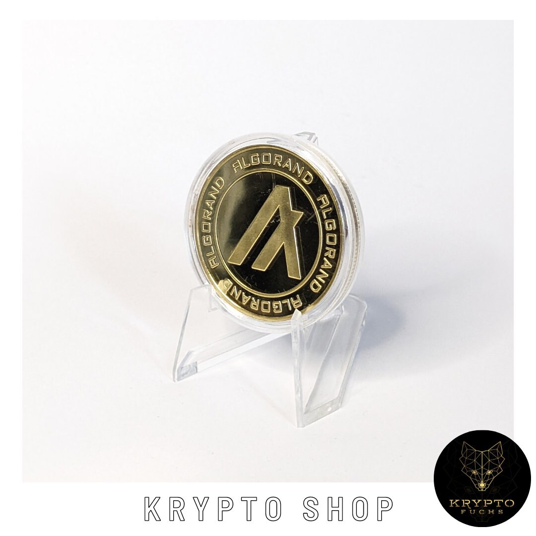 Algorand Algo Gold Krypto Coin Sammelmünze | sammelbare Kryptomünze mit  Display und als Luxusgeschenk | Physical Crypto Coin | HODL - Etsy.de