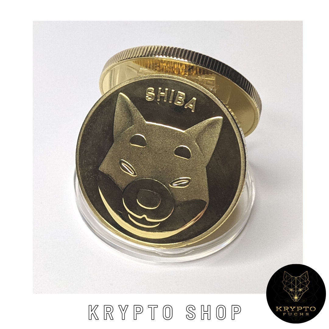 Shiba Inu SHIB Gold Crypto Coin Collection Coin | crypto-monnaie de  collection avec présentoir et cadeau de luxe | Pièces cryptographiques  physiques | HODL - Etsy France